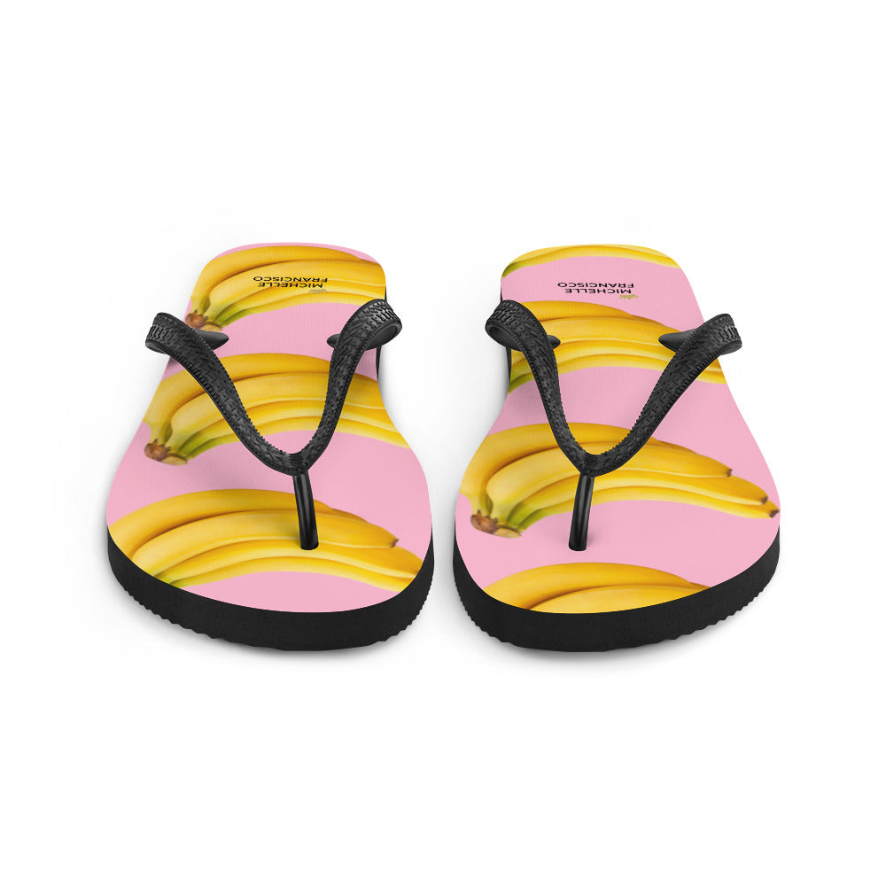 Pinky Bananas Flip-Flops - Michelle Francisco