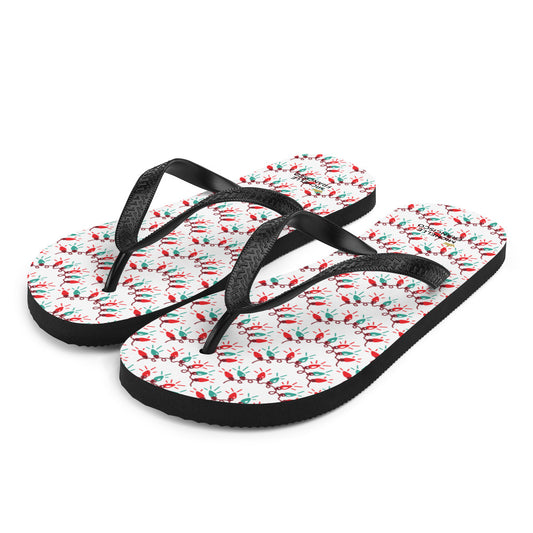 Christmas Lights Flip-Flops - Michelle Francisco