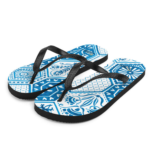 Santorini Flip-Flops - Michelle Francisco