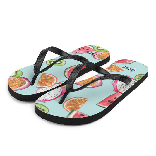 Eat Your Fruits Flip-Flops - Michelle Francisco