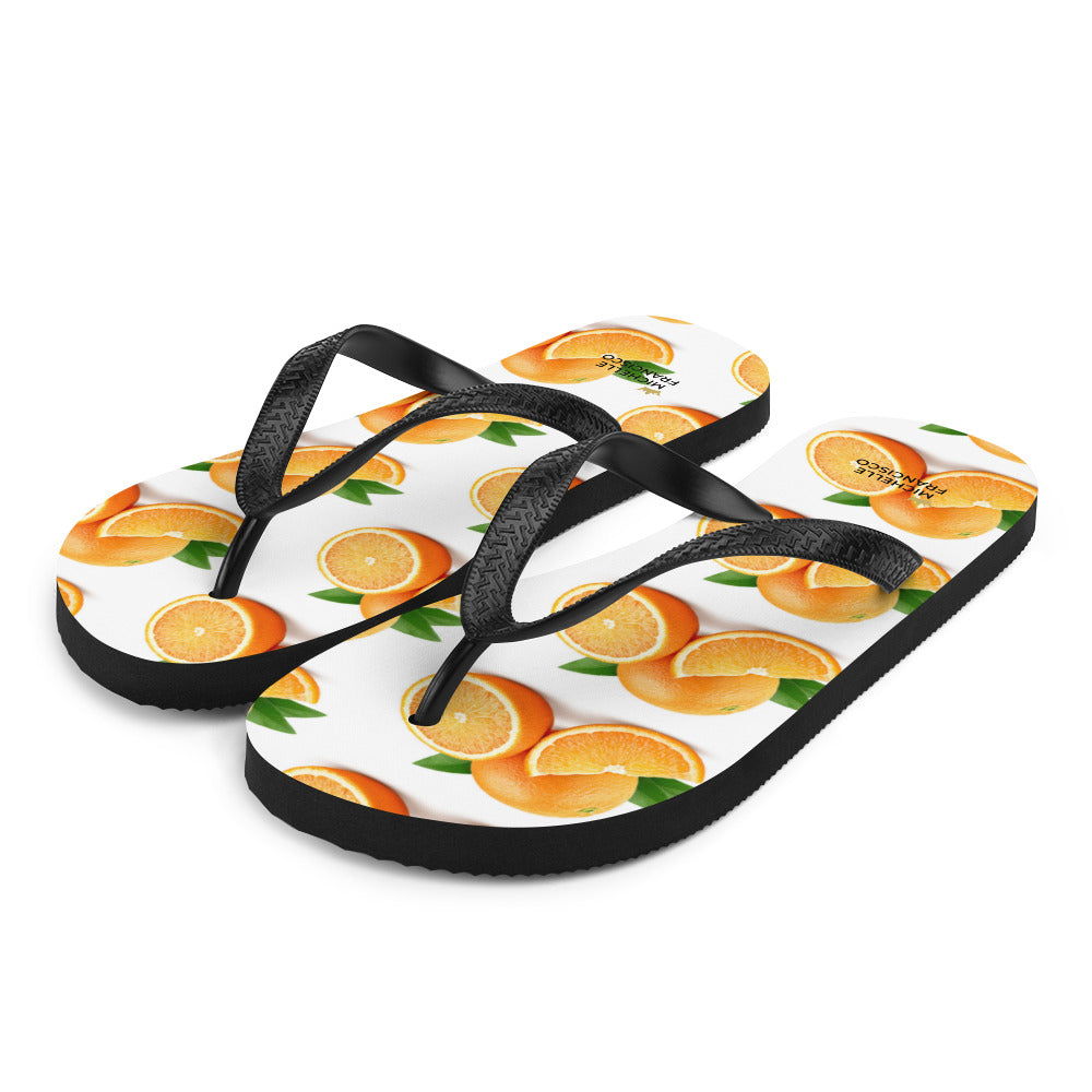 Orange Is Life Flip-Flops