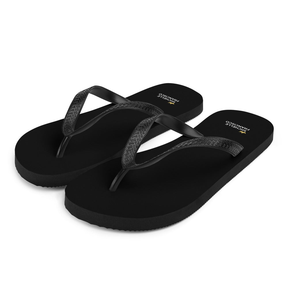 Black Flip-Flops