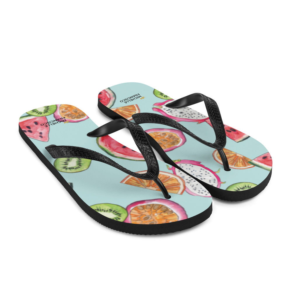 Eat Your Fruits Flip-Flops