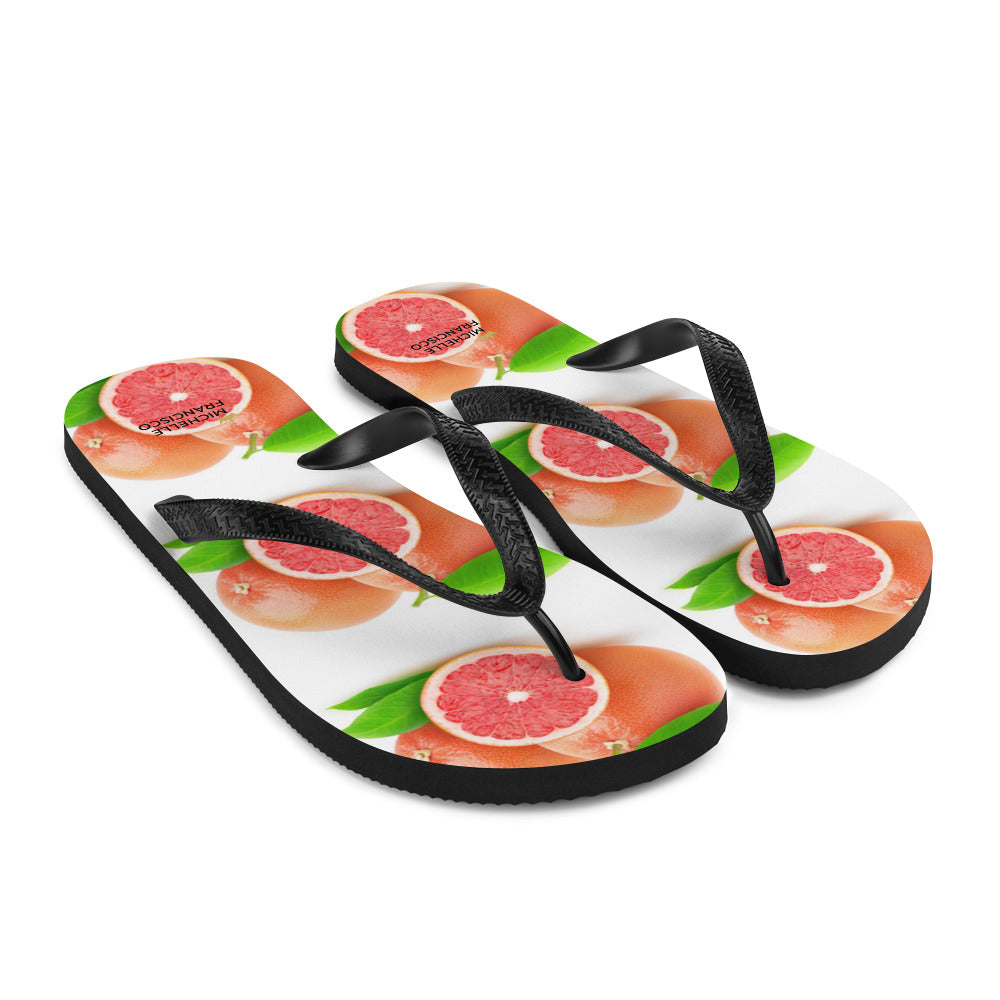 I Love Grapefruit Flip-Flops