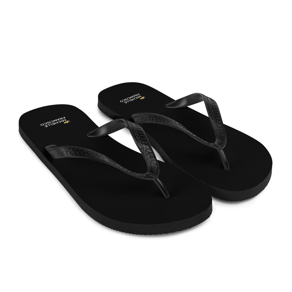 Black Flip-Flops
