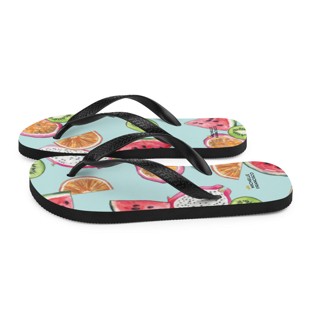Eat Your Fruits Flip-Flops
