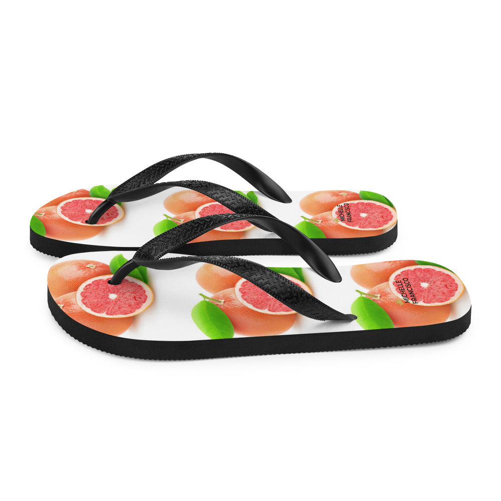 I Love Grapefruit Flip-Flops