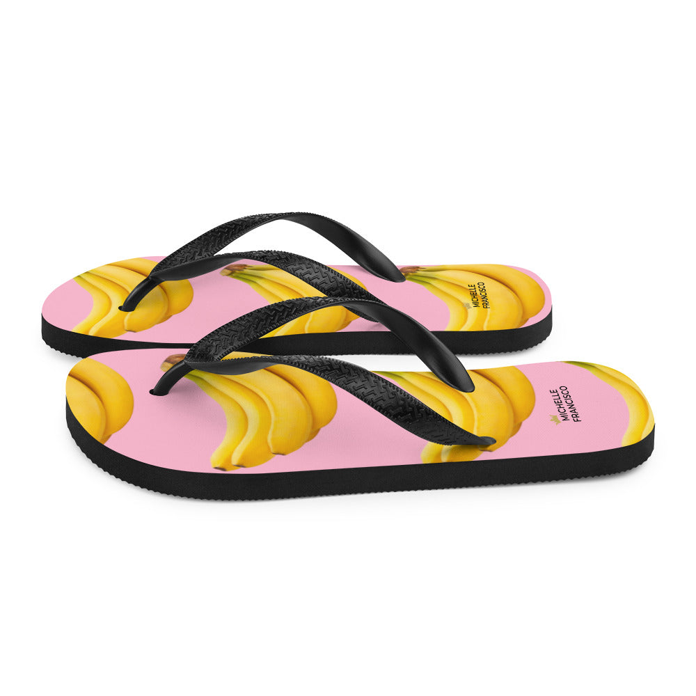Pinky Bananas Flip-Flops - Michelle Francisco