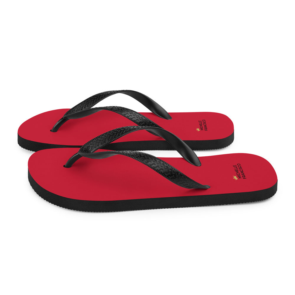 Red Flip-Flops