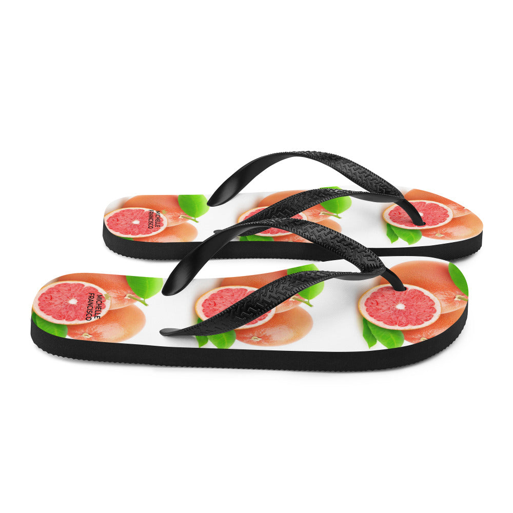 I Love Grapefruit Flip-Flops
