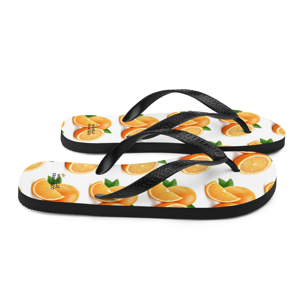 Orange Is Life Flip-Flops