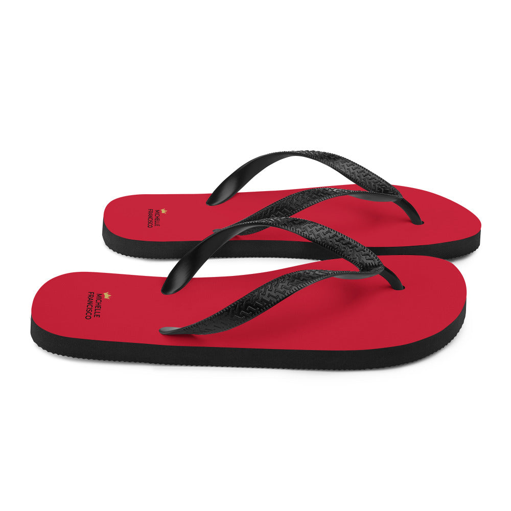 Red Flip-Flops
