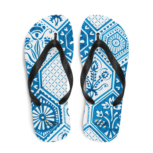 Santorini Flip-Flops - Michelle Francisco