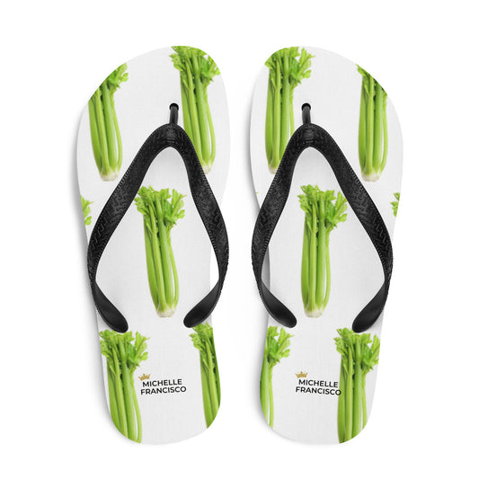 Celery Flip-Flops - Michelle Francisco