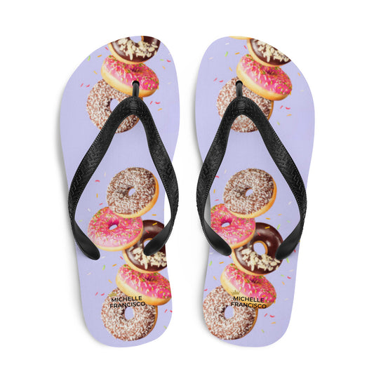 Donuts Flip-Flops - Michelle Francisco
