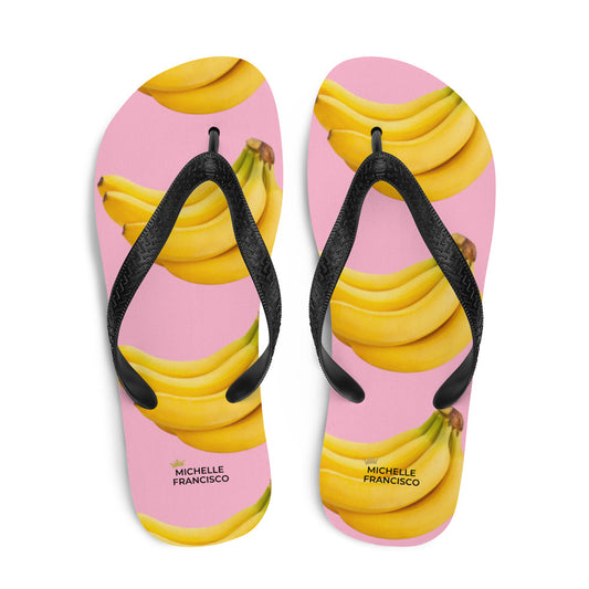 Pinky Bananas Flip-Flops - Michelle Francisco