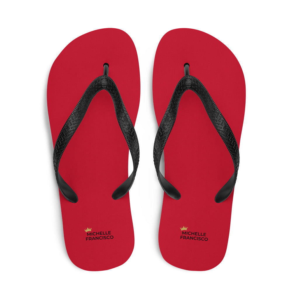 Red Flip-Flops