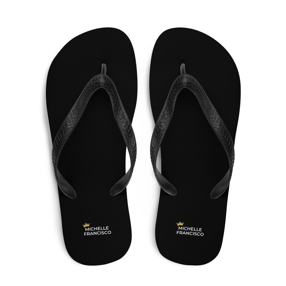 Black Flip-Flops