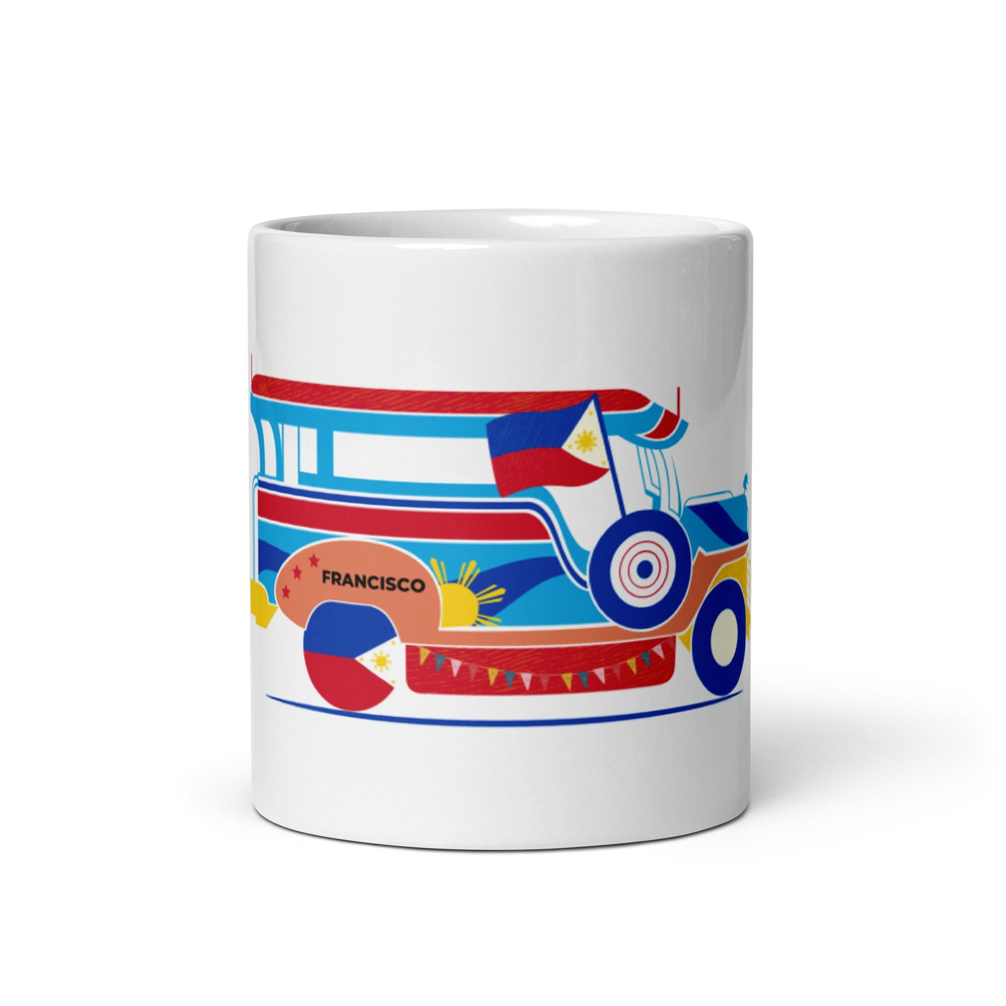 Francisco Jeepney with PH Flag Mug