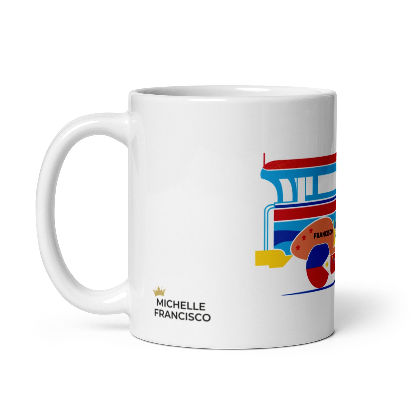 Francisco Jeepney with PH Flag Mug