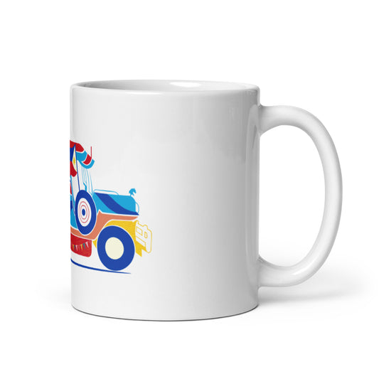 Francisco Jeepney with PH Flag Mug - Michelle Francisco