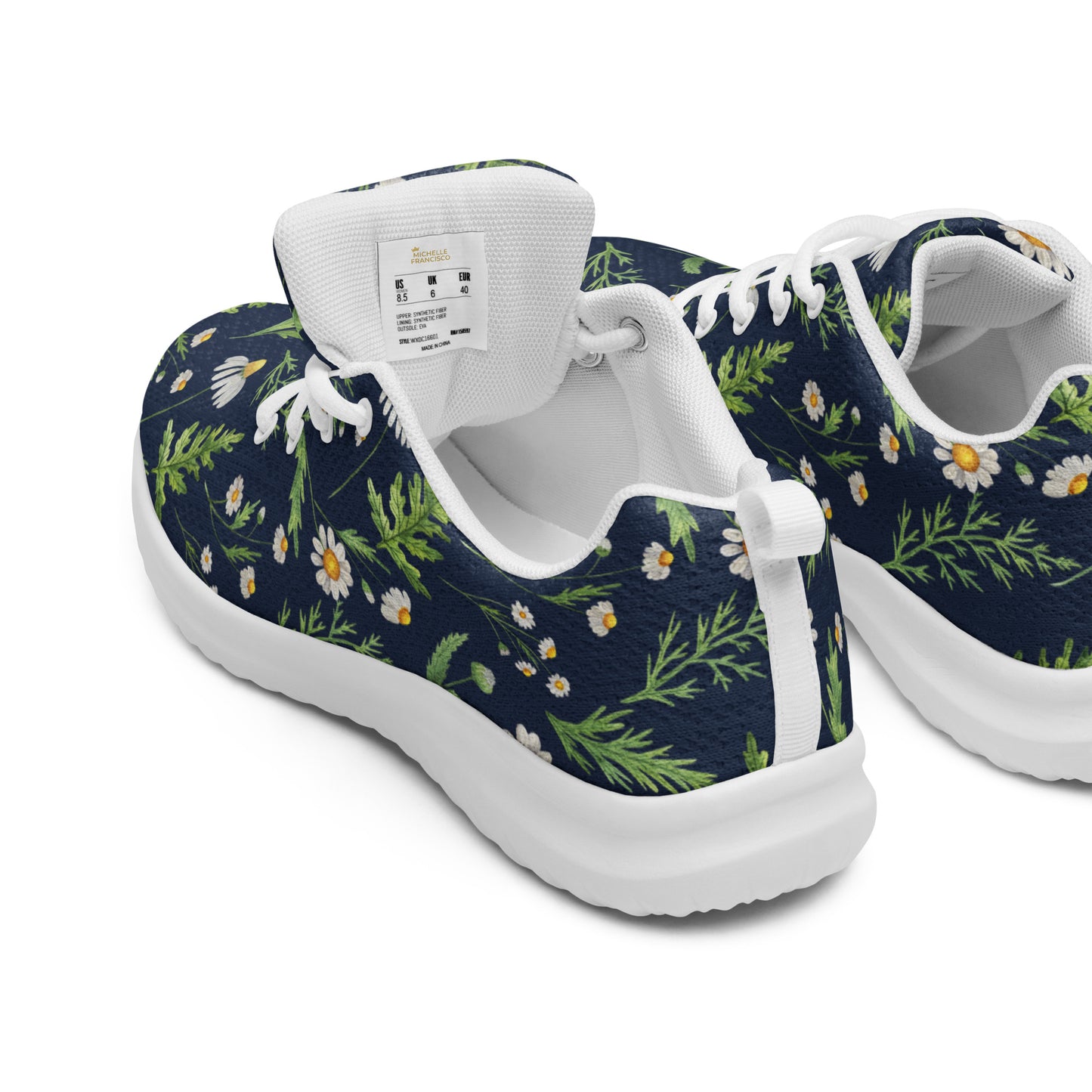 Women’s Floral Navy Athletic Shoes