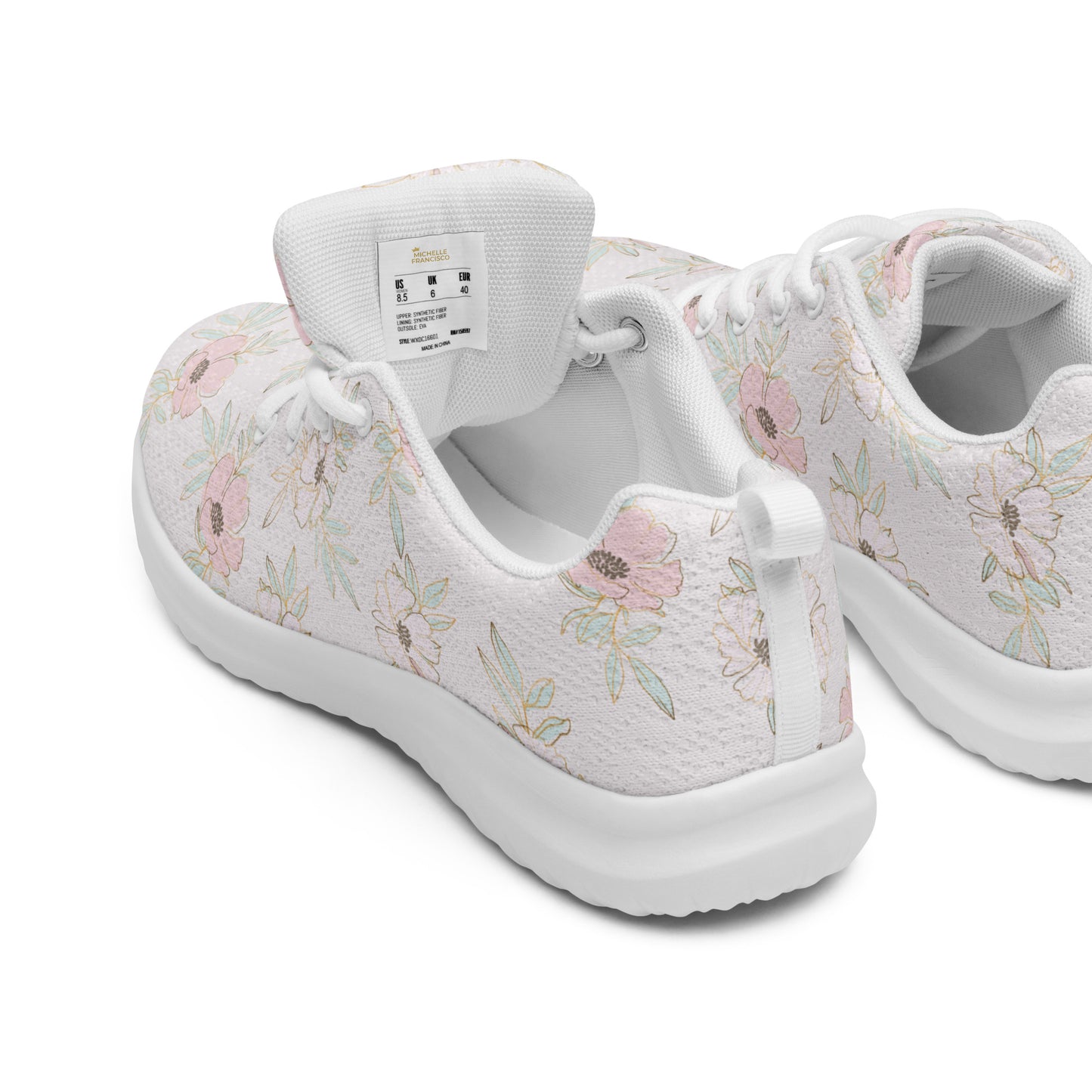 Women’s Light Floral Athletic Shoes