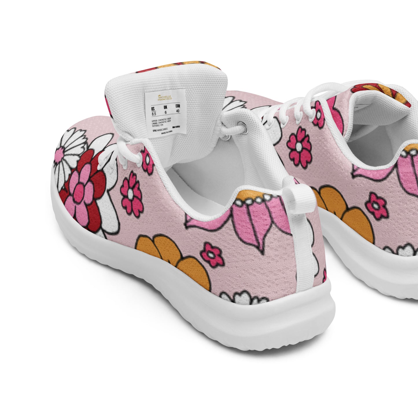 Women’s Flowers Athletic Shoes - Michelle Francisco