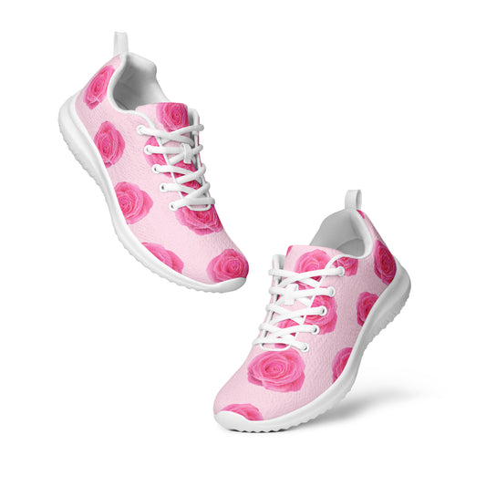 Women’s Pink Roses Athletic Shoes