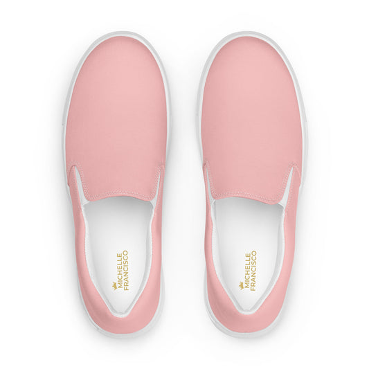 Women’s Your Pink Slip-on Canvas Shoes - Michelle Francisco