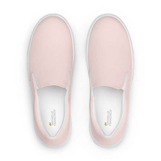 Women’s Misty Rose Slip-on Canvas Shoes - Michelle Francisco