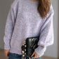 Round Neck Long Sleeve Sweater