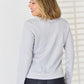 Notched Long Sleeve T-Shirt