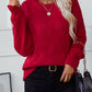 Round Neck Long Sleeve Sweater