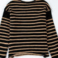 Stripe Drop Shoulder Round Neck Sweater