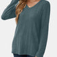 V-Neck Long Sleeve T-Shirt