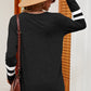Striped V-Neck Long Sleeve T-Shirt