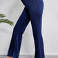 Asymmetric Waist Flare Jeans