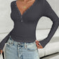 V-Neck Long Sleeve T-Shirt