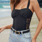 Sweetheart Neck Lace Bodysuit