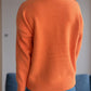 V-Neck Dropped Shoulder Long Sleeve Sweater