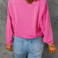 Half Snap Long Sleeve Sweatshirt