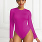 Round Neck Long Sleeve Bodysuit