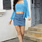 Cropped Cami and Open Front Cardigan Set