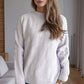 Mock Neck Long Sleeve Sweater