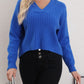 V-Neck Long Sleeve Sweater