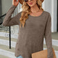 Round Neck Long Sleeve T-Shirt