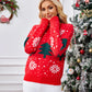 Christmas Tree Round Neck Long Sleeve Sweater