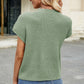 Round Neck Short Sleeve Sweater