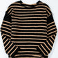 Stripe Drop Shoulder Round Neck Sweater